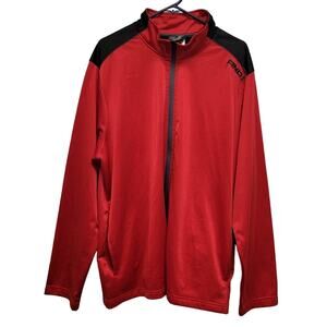 AND1 Mens 2XL 100% Polyester Long Sleeve Full Zip Jacket w Front Pockets
